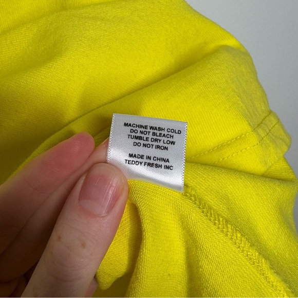 Teddy Fresh I Love You Mom T Shirt Embroidered Men’s Medium Made in USA Rainbow - Picture 7 of 7